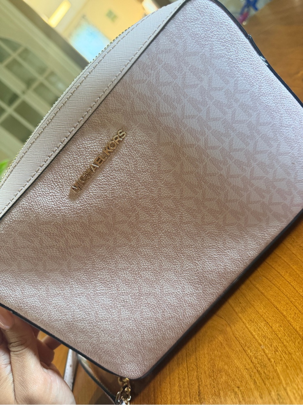 Michael Kors Pink Crossbody Bag - Signature Logo
